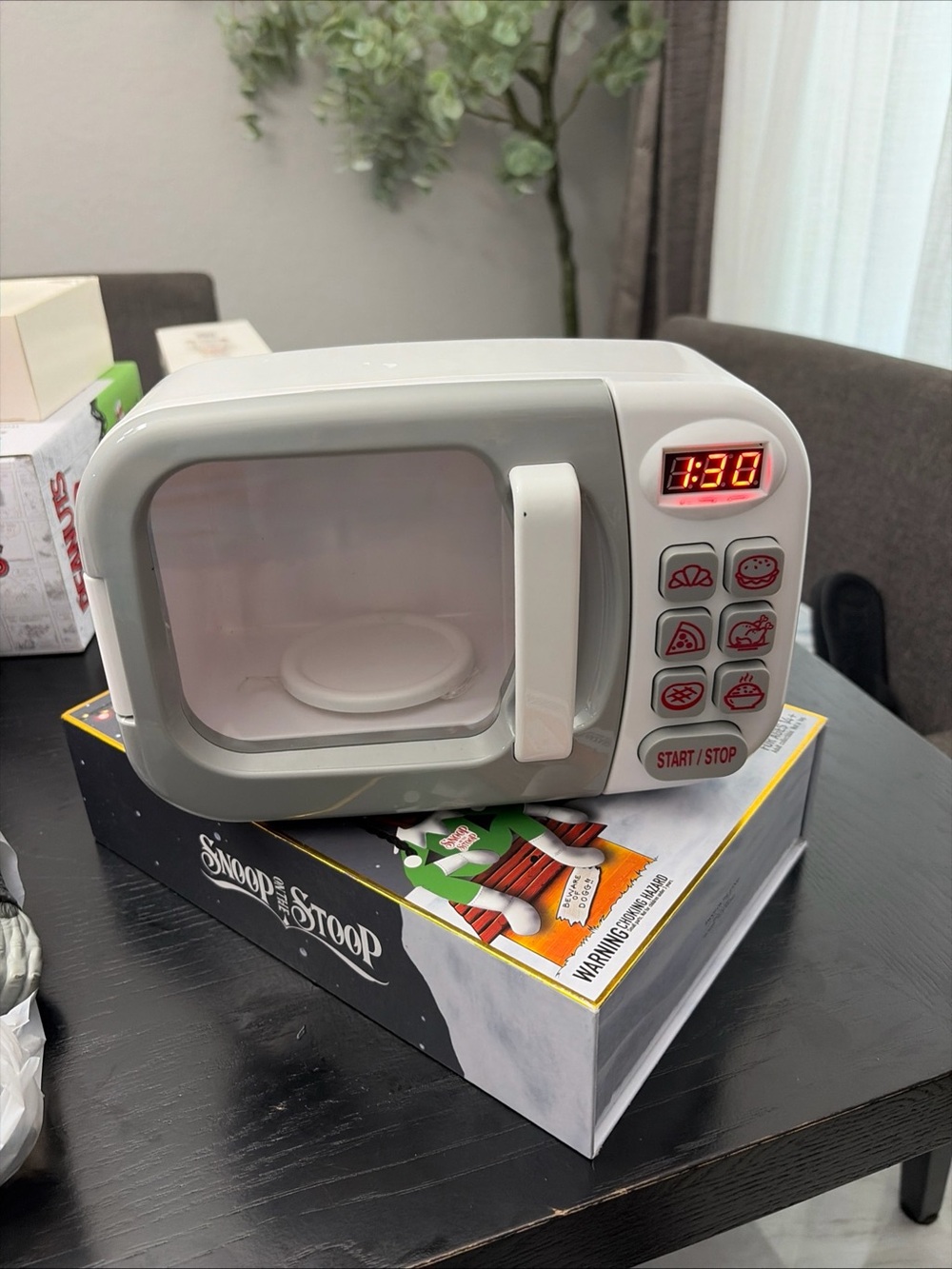 Kids Toy Play Microwave Oven - White